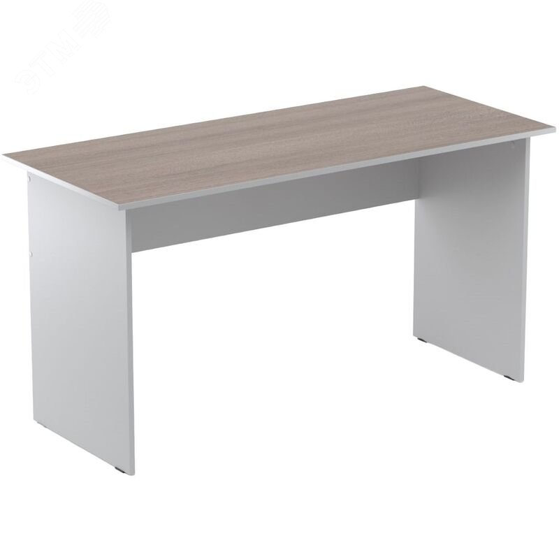 Изображение товара Стол прямой Easy Standard LT (дуб тёмный/серый, 1400х600х740 мм) (шт)