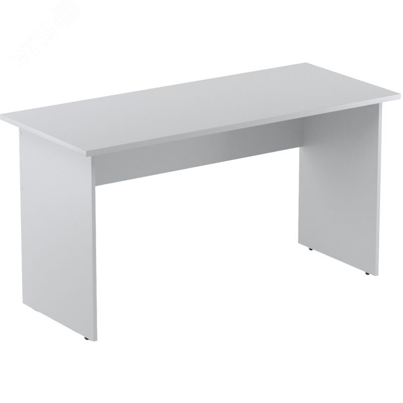 Изображение товара Стол прямой Easy One LT (серый, 1400х600х740 мм) (шт)