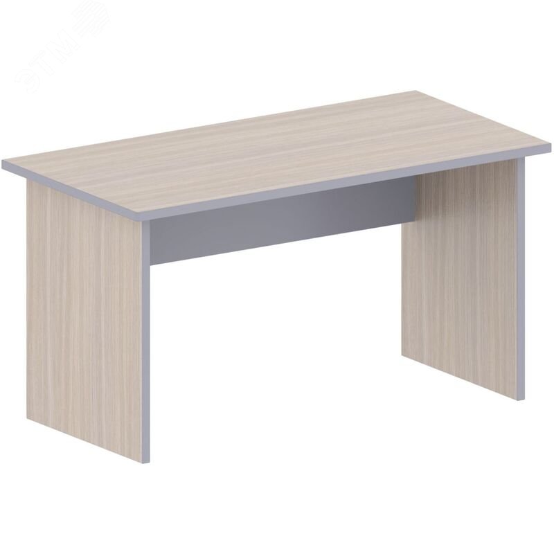 Изображение товара Стол прямой Easy Business 907433 (дуб светлый/серый, 1400х700х747 мм) (шт)