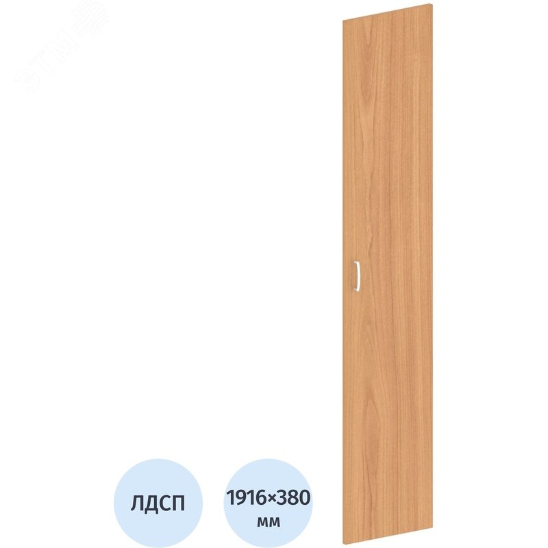 Изображение товара Дверь высокая Easy One ЛДСП (груша ароза, 380х1916 мм) (шт)