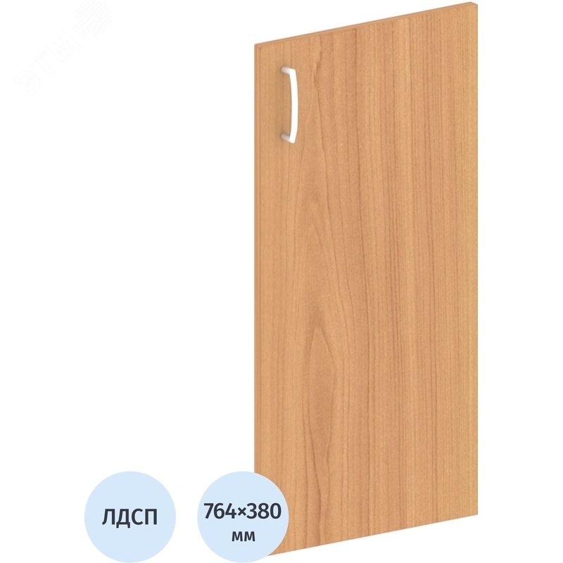 Изображение товара Дверь низкая правая Easy One ЛДСП (груша ароза, 380x764 мм) (шт)