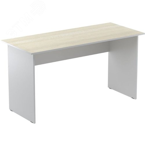 Изображение товара Стол прямой Easy Standard LT (дуб светлый/серый, 1400х600х740 мм) (шт)
