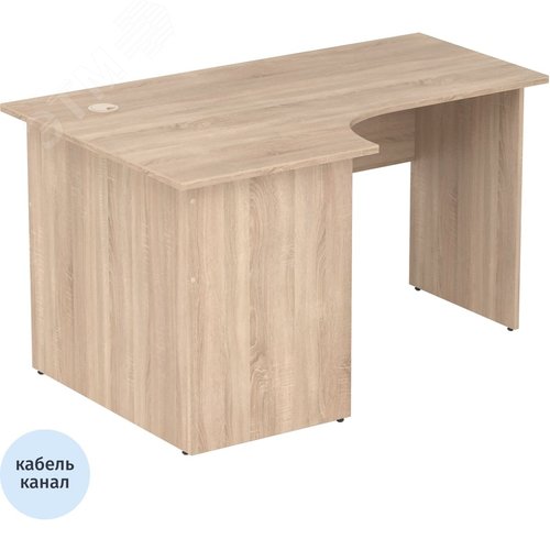 Изображение товара Стол угловой Easy One LT левый (дуб сонома, 1400х900х740 мм) (шт)