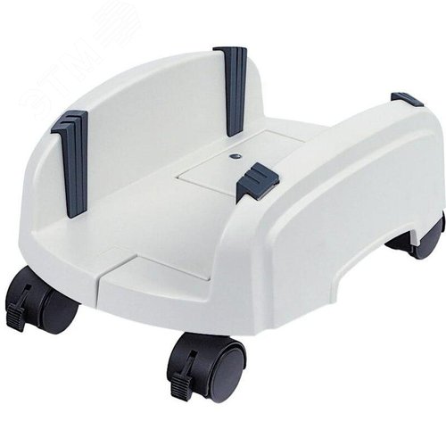 Изображение товара Подставка под системный блок ProfiOffice на колесиках (светло-серый/синий, 330х325х150 мм) (шт)