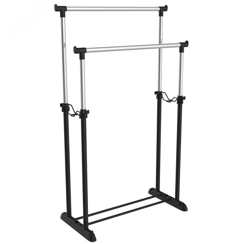 Изображение товара Вешалка гардеробная Sheffilton SHT-WR4150 хром/черная (шт)