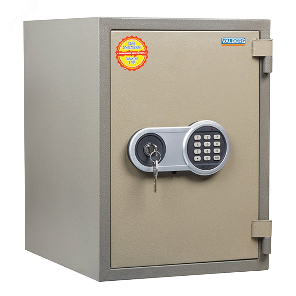 Изображение товара Огнестойкий сейф FRS-49 EL Valberg класс 60Б с ключевым и электронным замком