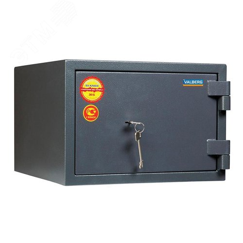 Изображение товара Сейф взломостойкий 1 класс ''Кварцит-30'' (в300 х ш440 х г430 мм, 87 кг), ключевой замок, полка (шт)