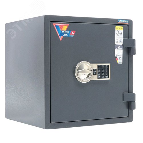 Изображение товара Сейф взломостойкий 1 класс ''Кварцит-46EL'' (в460 х ш440 х г430 мм, 113 кг), электронный замок, полка (шт)