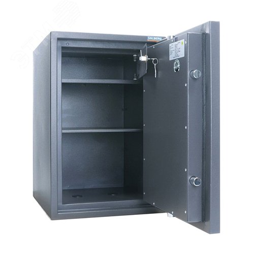 Изображение товара Сейф взломостойкий 1 класс ''Кварцит-65Т'' (в655 х ш440 х г430 мм, 150 кг), ключевой замок, трейзер, полка (шт)