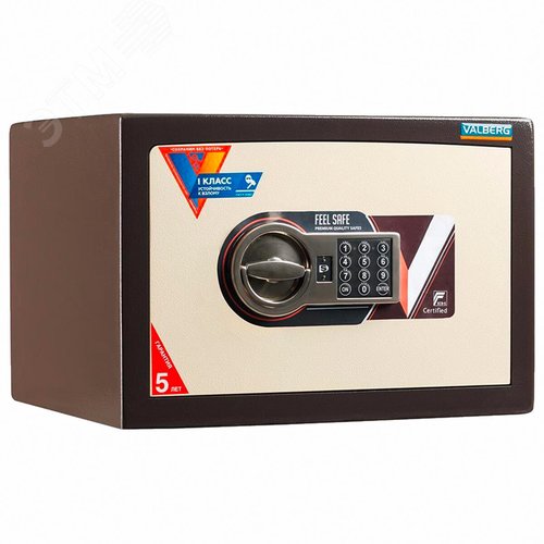 Изображение товара Сейф взломостойкий 1 класс ''Карат-30 EL new'' (в300 х ш440 х г380 мм, 65 кг), электронный, S10499103440 (шт)