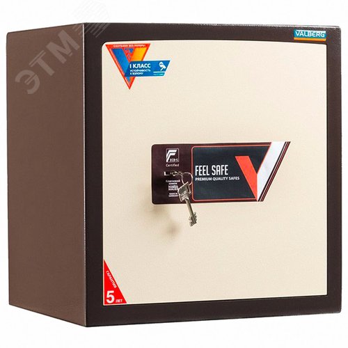 Изображение товара Сейф взломостойкий 1 класс ''Карат-46 new'' (в460 х ш440 х г380 мм, 90 кг), ключ, S10499104040 (шт)