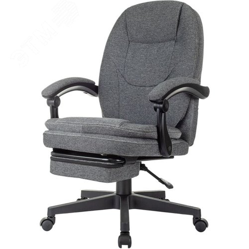 Изображение товара Кресло для руководителя Бюрократ CH-868MSG-BF с массажным модулем серое (ткань, пластик) (шт)