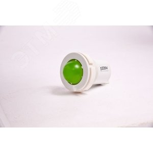 Лампа коммутаторная светодиодная СКЛ14-2-220 зеленая