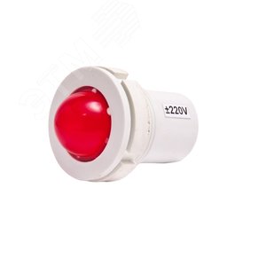 Лампа коммутаторная светодиодная СКЛ11-2-220 красная 00000025 Каскад-Электро