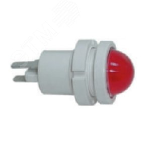 Лампа СКЛ11А-КМ-1-220 красная