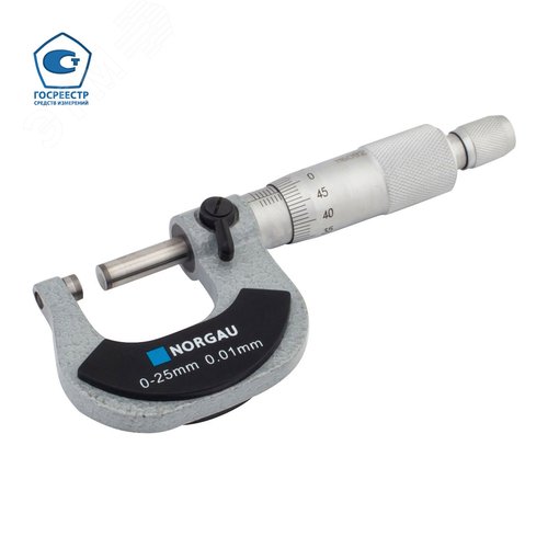 Изображение товара Микрометр гладкий 0-25 мм, NM-25 (шт)