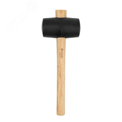 Изображение товара Киянка резиновая с деревянной рукоятью 680 г, 70 мм, N226-70 (шт)