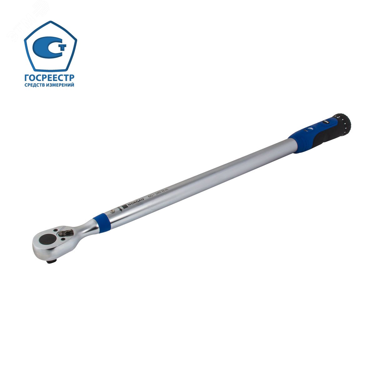 Изображение товара Ключ динамометрический предельный с трещоткой NTW23-034R, 60-340 Нм, 1/2 дюйм (шт)