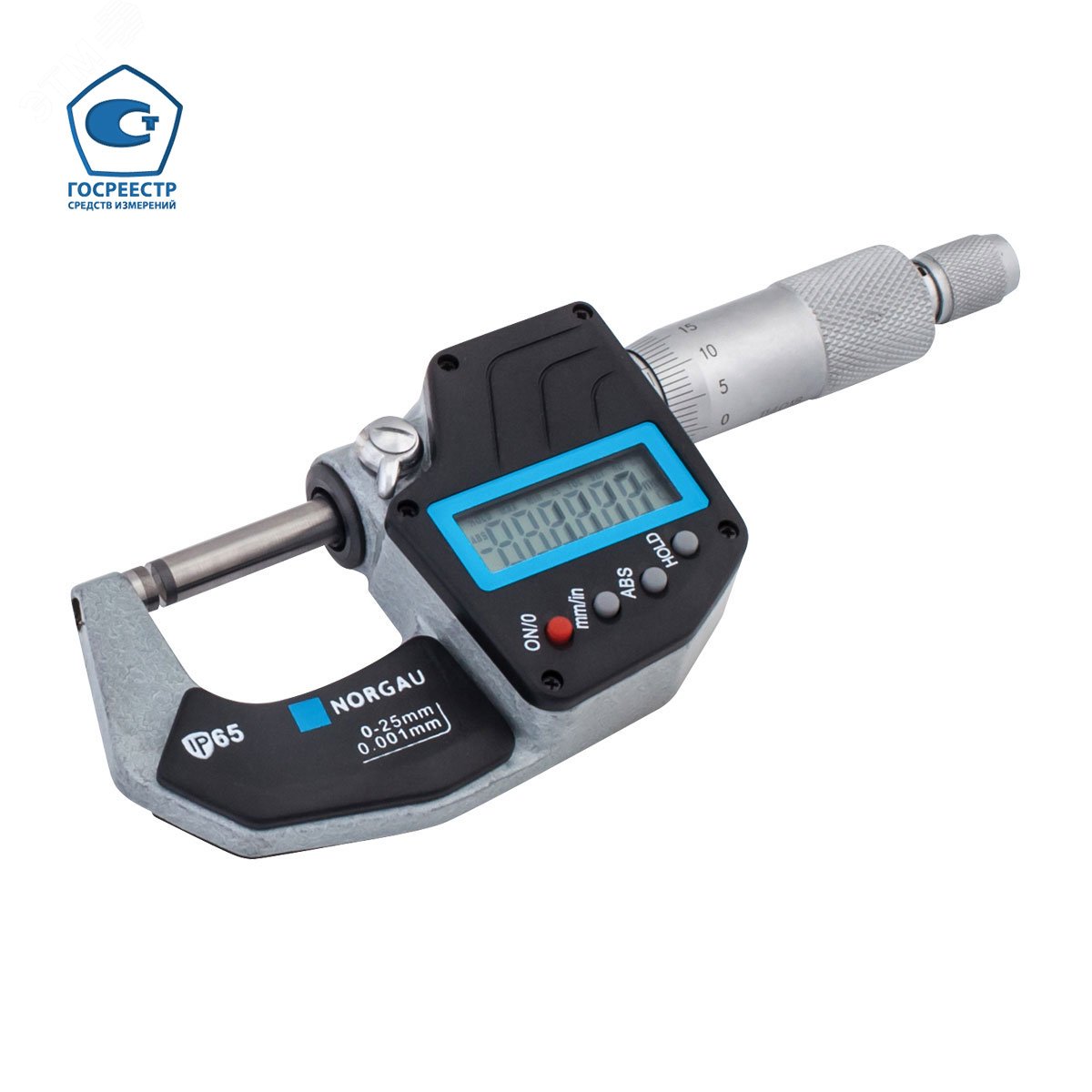 Изображение товара Микрометр цифровой 0-25 мм, NMD-2565D (шт)