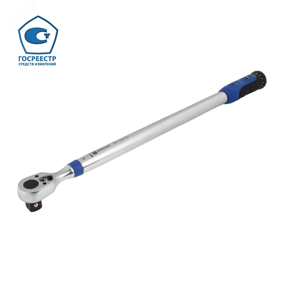 Изображение товара Ключ динамометрический 3/4 дюйм предельный со встроенной трещоткой в футляре, 60-340 Нм, NTW24-034R (шт)