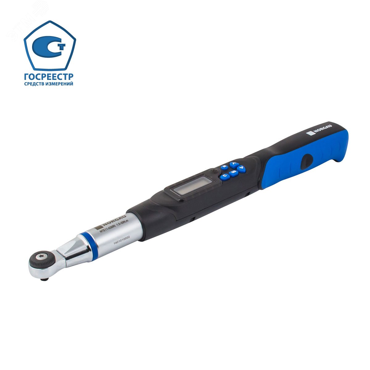 Изображение товара Ключ динамометрический электронный в футляре 6-30 Нм, 1/4 дюйм, NTE11-030RI (шт)