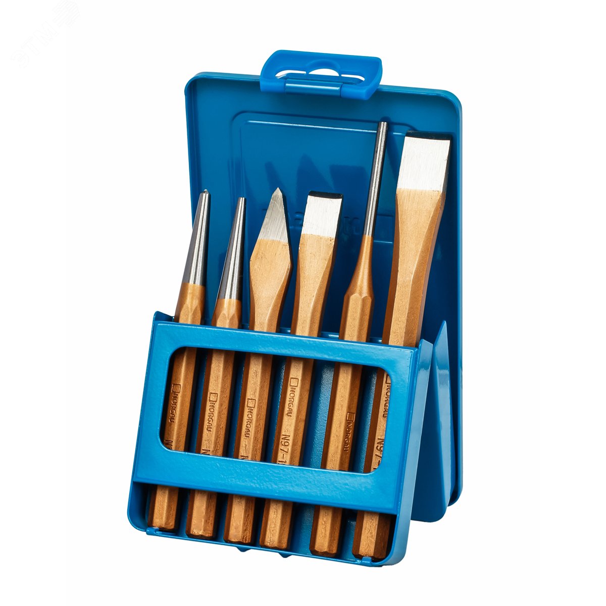 Изображение товара Набор ударного инструмента в металлическом футляре N106, 6 предметов (шт)