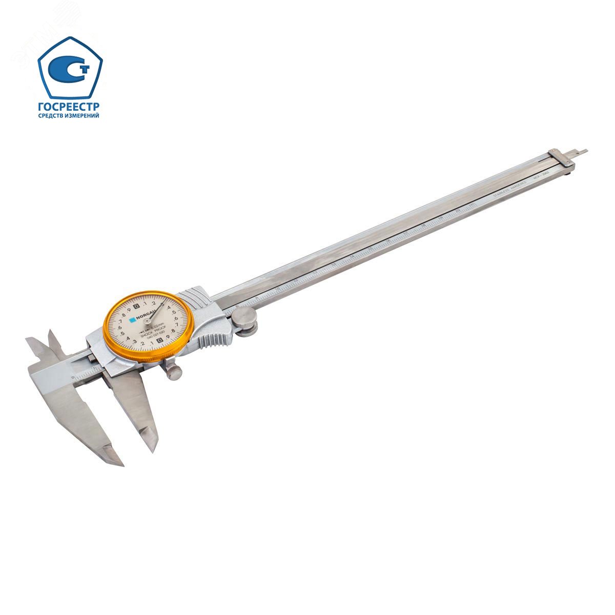 Изображение товара Штангенциркуль с круговой шкалой 0-200 мм NCR-2002 NORGAU