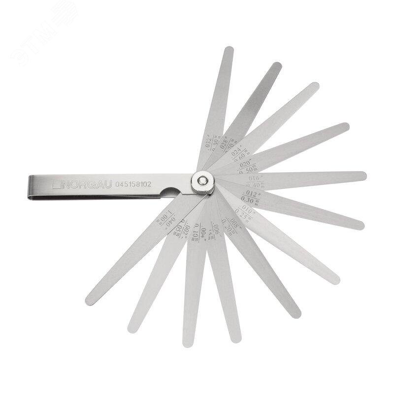 Изображение товара Набор щупов 0.05-1.0 мм (13 штук) (шт)