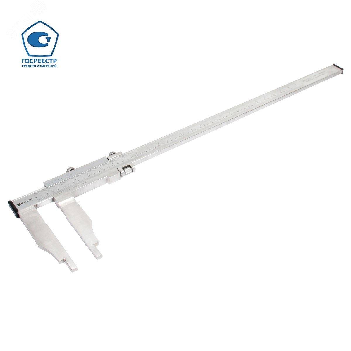 Изображение товара Штангенциркуль нониусный цеховой 0-600 мм NORGAU NCV-3060