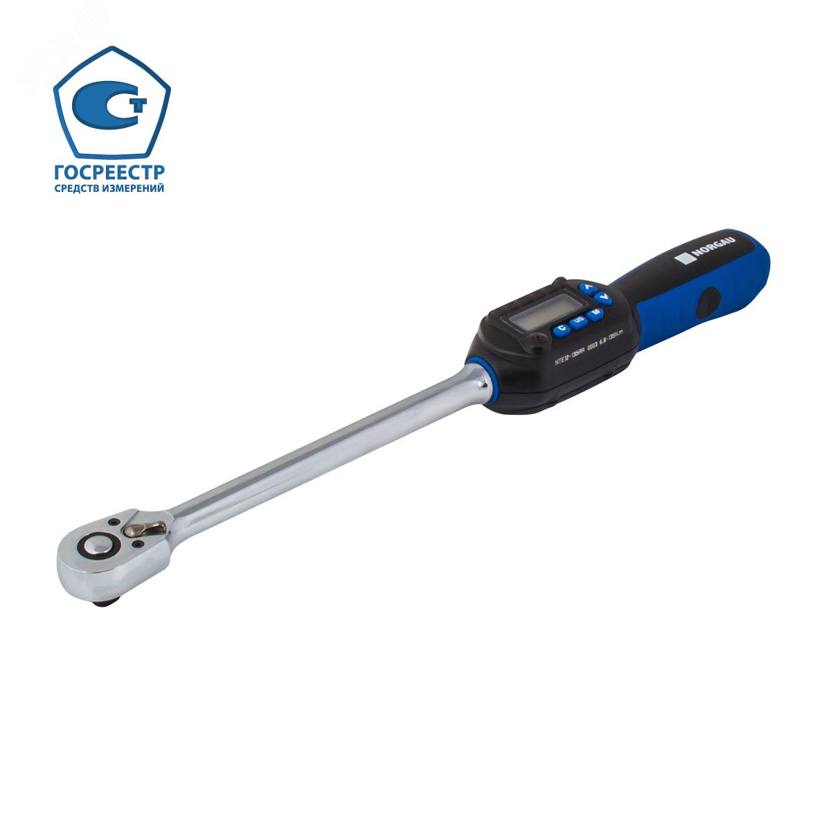 Изображение товара Ключ динамометрический электронный со встроенной трещоткой 3/8 дюйм, 27-135 Нм, NTE12-135RR (шт)