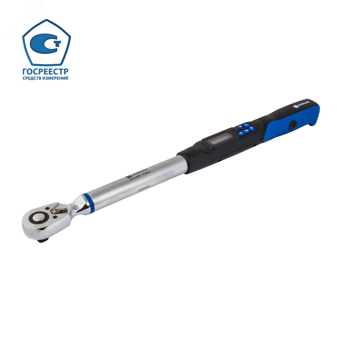 Изображение товара Ключ динамометрический электронный со встроенной трещоткой 1/2 дюйм, 40-200 Нм, NTE13-200RR (шт)