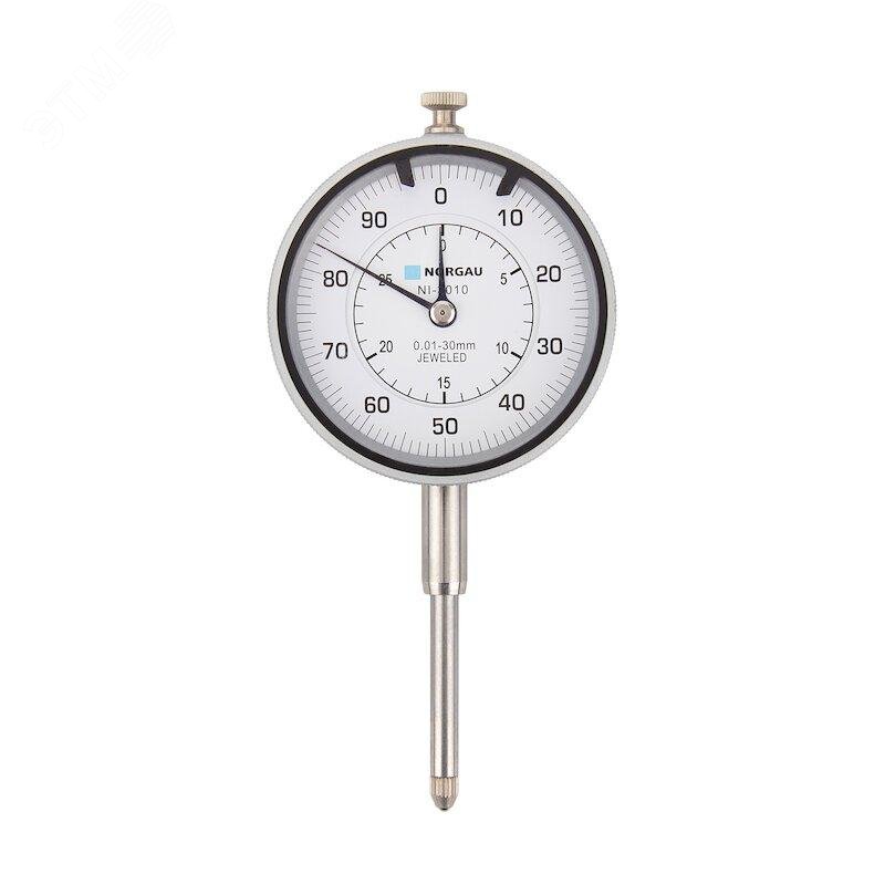 Изображение товара Головка измерительная часового типа 30/0.01 мм NI-3010 NORGAU Изображение товара Головка измерительная часового типа 30/0.01 мм NI-3010 NORGAU