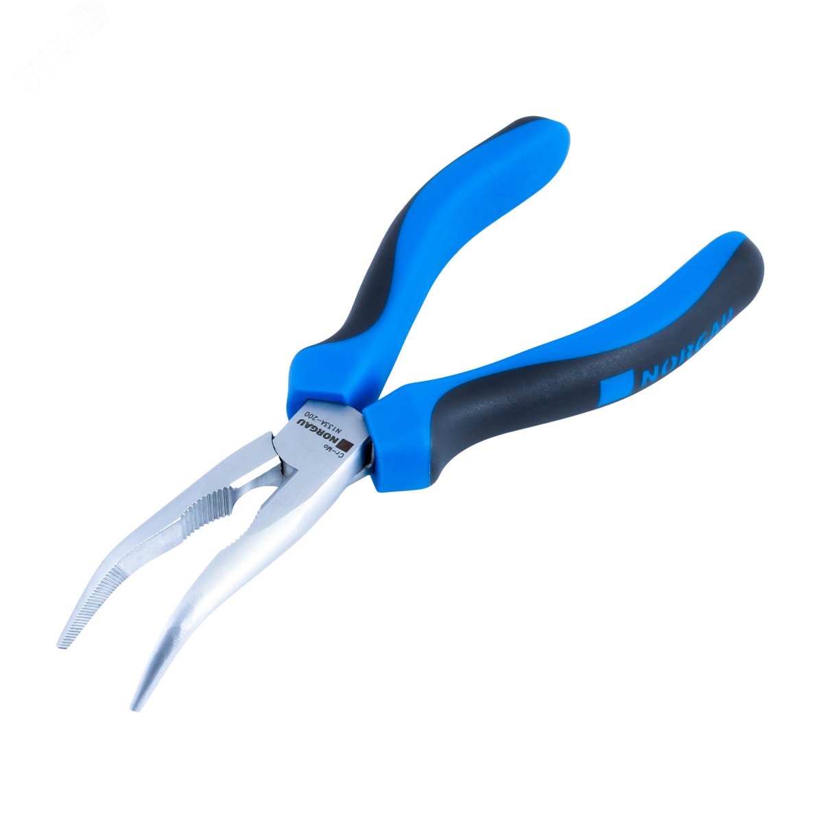 Изображение товара Длинногубцы изогнутые на 45 град, 200 мм, N133A-200 (шт)