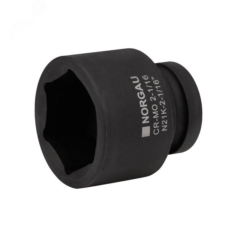 Изображение товара Головка торцевая ударная шестигранная 1 дюйм, 2.1/16 дюйм, N21K-2.1/16 (шт)