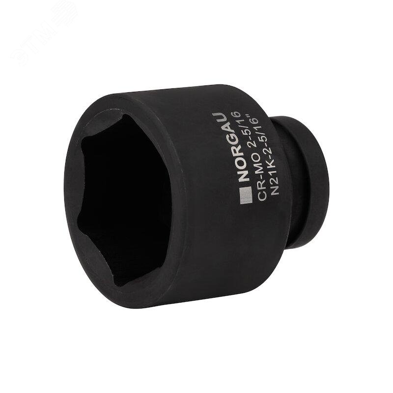 Изображение товара Головка торцевая ударная шестигранная 1 дюйм, 2.5/16 дюйм, N21K-2.5/16 (шт)