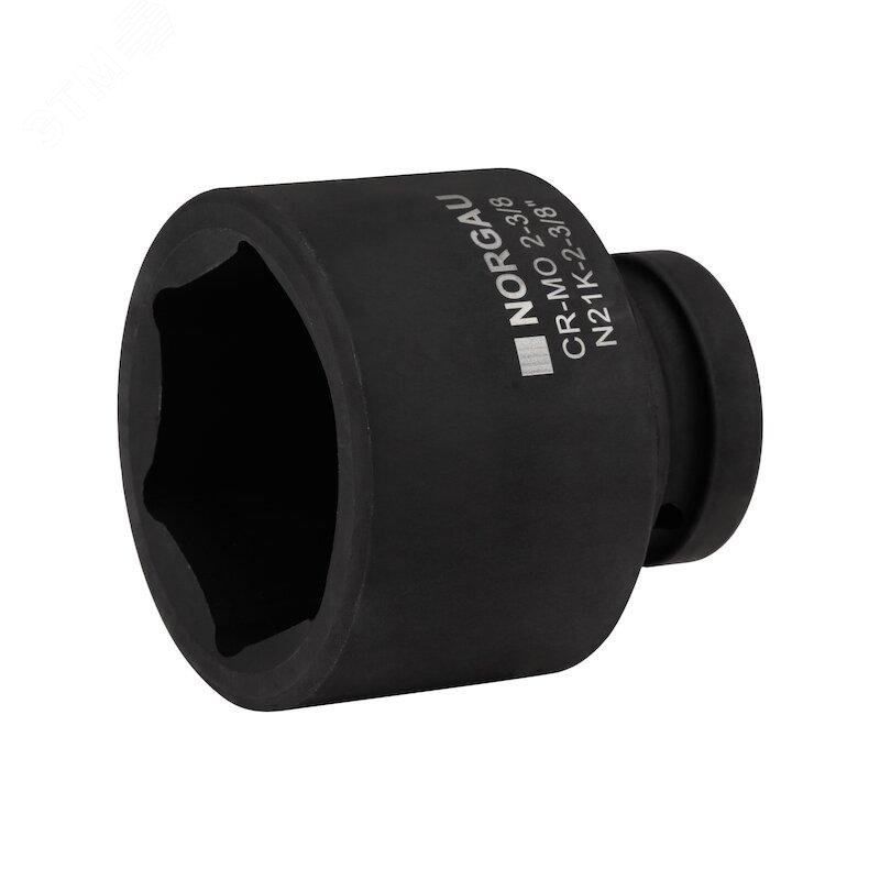 Изображение товара Головка торцевая ударная шестигранная 1 дюйм, 2.3/8 дюйм, N21K-2.3/8 (шт)