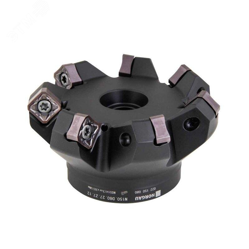 Изображение товара Фреза торцевая со сменными пластинами N150.D80.27.Z7.12 (шт)