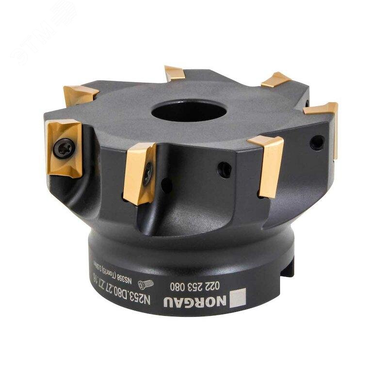 Изображение товара Фреза торцевая со сменными пластинами N253.D80.27.Z7.16 (шт)