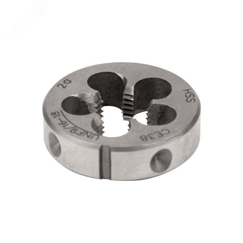 Изображение товара Плашка дюймовая по металлу UNF 9/16, HSS (шт)