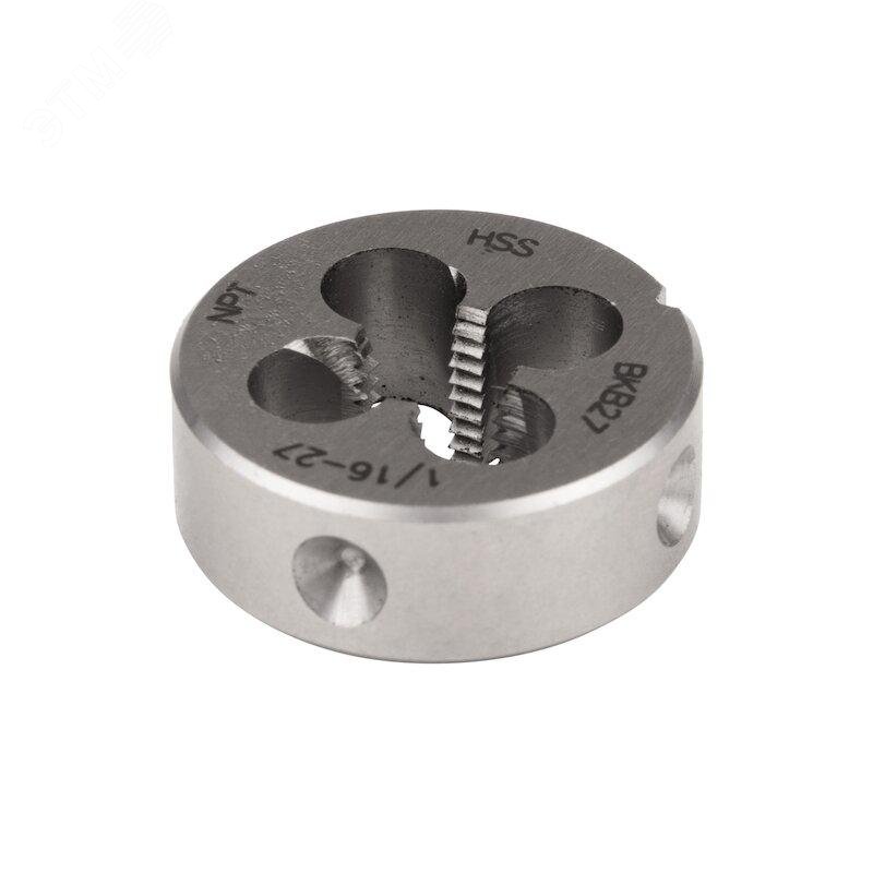 Изображение товара Плашка круглая по металлу HSS NPT 1/16x27, Form B (шт)