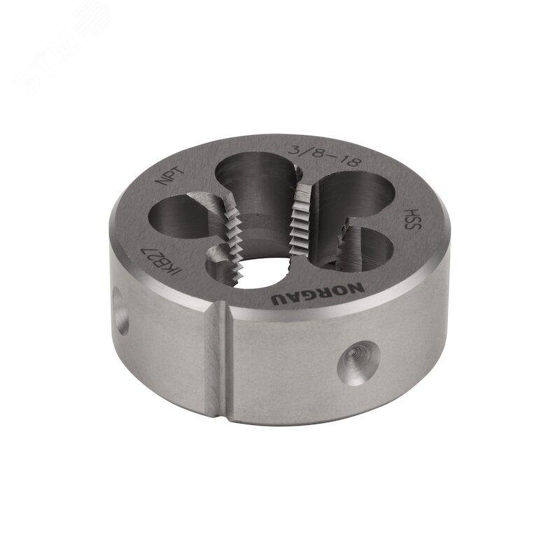 Изображение товара Плашка круглая по металлу HSS NPT 3/8x18, Form B (шт)