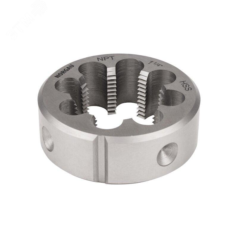 Изображение товара Плашка круглая по металлу HSS NPT 1 1/4x11.5, Form B (шт) Изображение товара Плашка круглая по металлу HSS NPT 1 1/4x11.5, Form B (шт)
