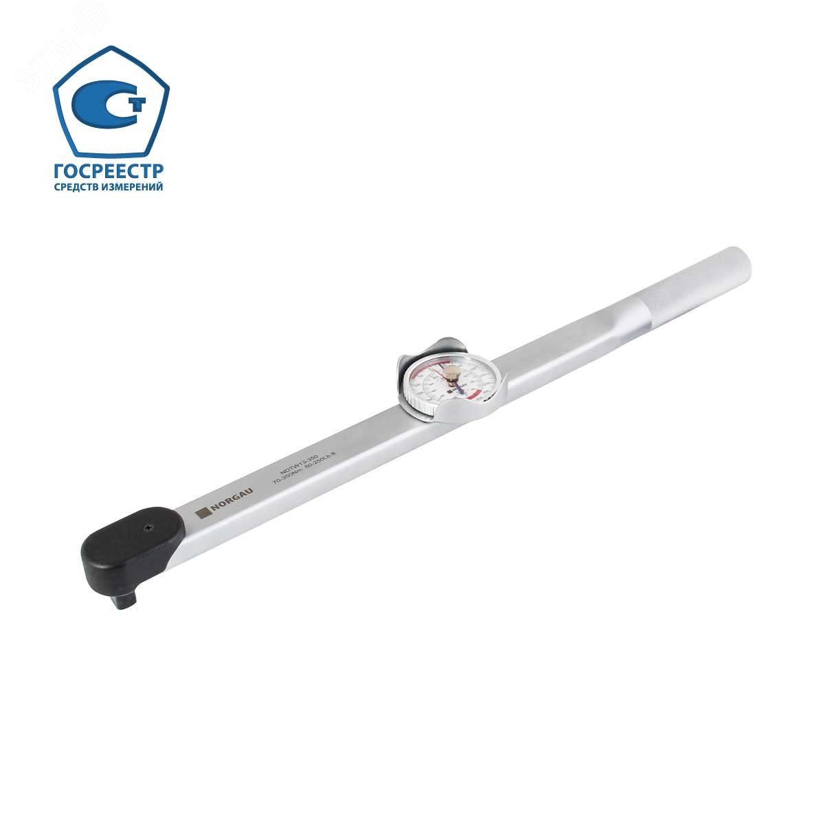 Изображение товара Ключ динамометрический стрелочный 1/2 дюйм, 40-200 Нм, NDTW13-200 (шт)