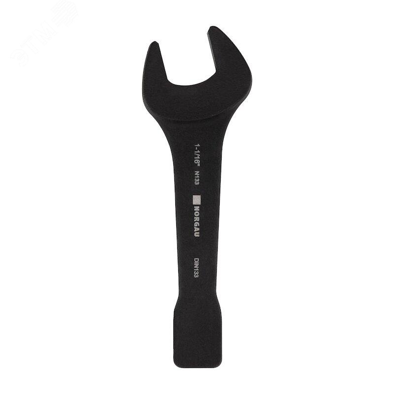 Изображение товара Ключ гаечный рожковый ударный 1.1/16 дюйм, 188 мм, N133-1.1/16 (шт)