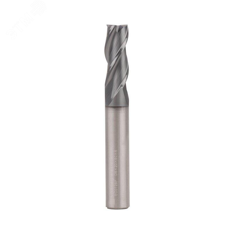 Изображение товара Фреза концевая универсальная по металлу 8 мм, Z3, VHM/AlCrSiN (шт)