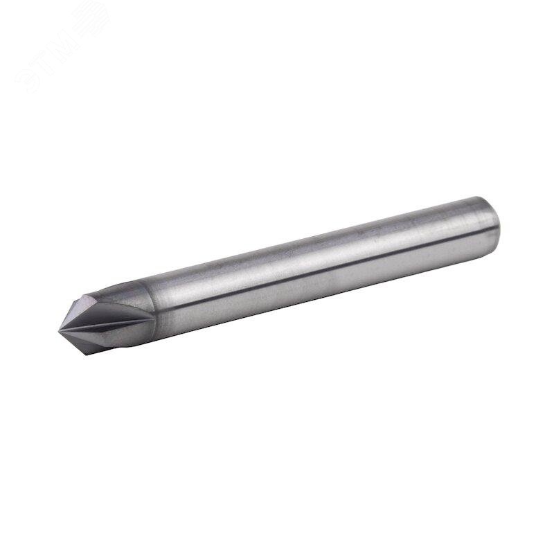 Изображение товара Фреза фасочная твердосплавная 90 град, 6 мм, Z4, VHM/AlCrSiN (шт)