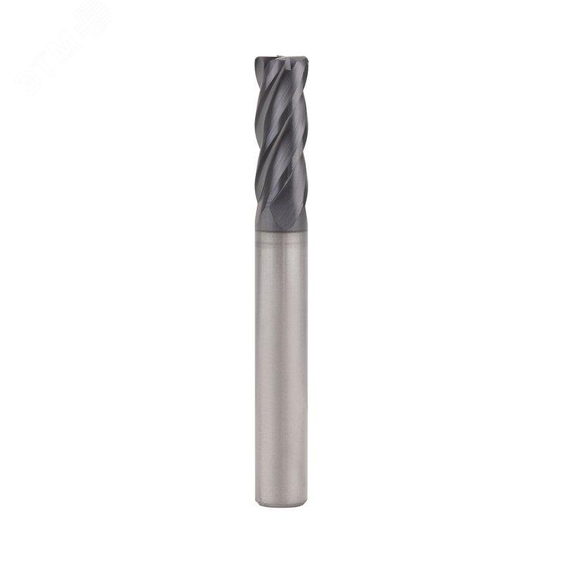 Изображение товара Фреза концевая радиусная по металлу 6 мм, Z4, VHM/TIALN (шт)