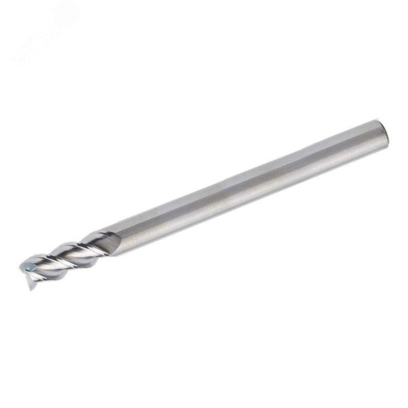 Изображение товара Фреза концевая высокопроизводительная с удлиненным хвостовиком 10 мм, Z3, VHM (шт)