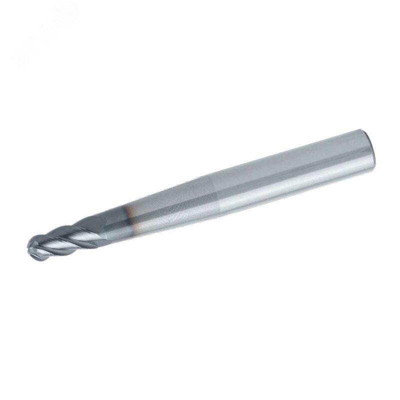 Изображение товара Фреза сферическая коническая по металлу 4 град, R2х15 мм, Z4, VHM/TIALN (шт)