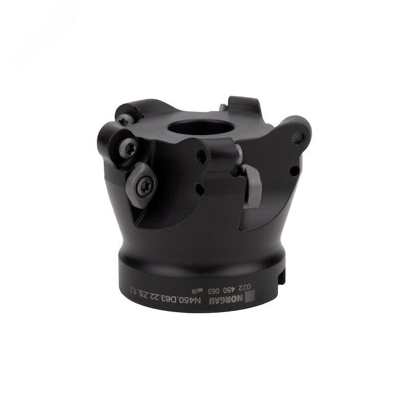 Изображение товара Фреза торцевая со сменными пластинами по металлу N450.D63.22.Z5.12 (шт)